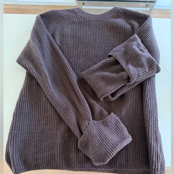 GAP CashSoft Shaker Stitch Boyfriend Sweater, Size S - Picture 2 of 3